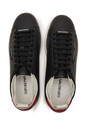 Emporio Armani Erkek Bağcıklı Deri Sneaker - Thumbnail