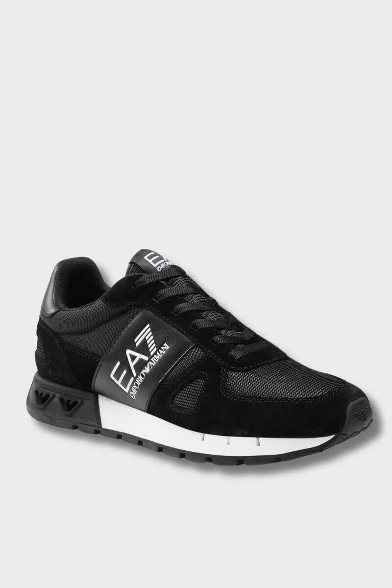 Emporio Armani Erkek Bağcıklı Sneaker - 1