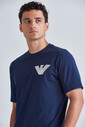 Emporio Armani Erkek Bisiklet Yaka Logolu T-Shirt - Thumbnail