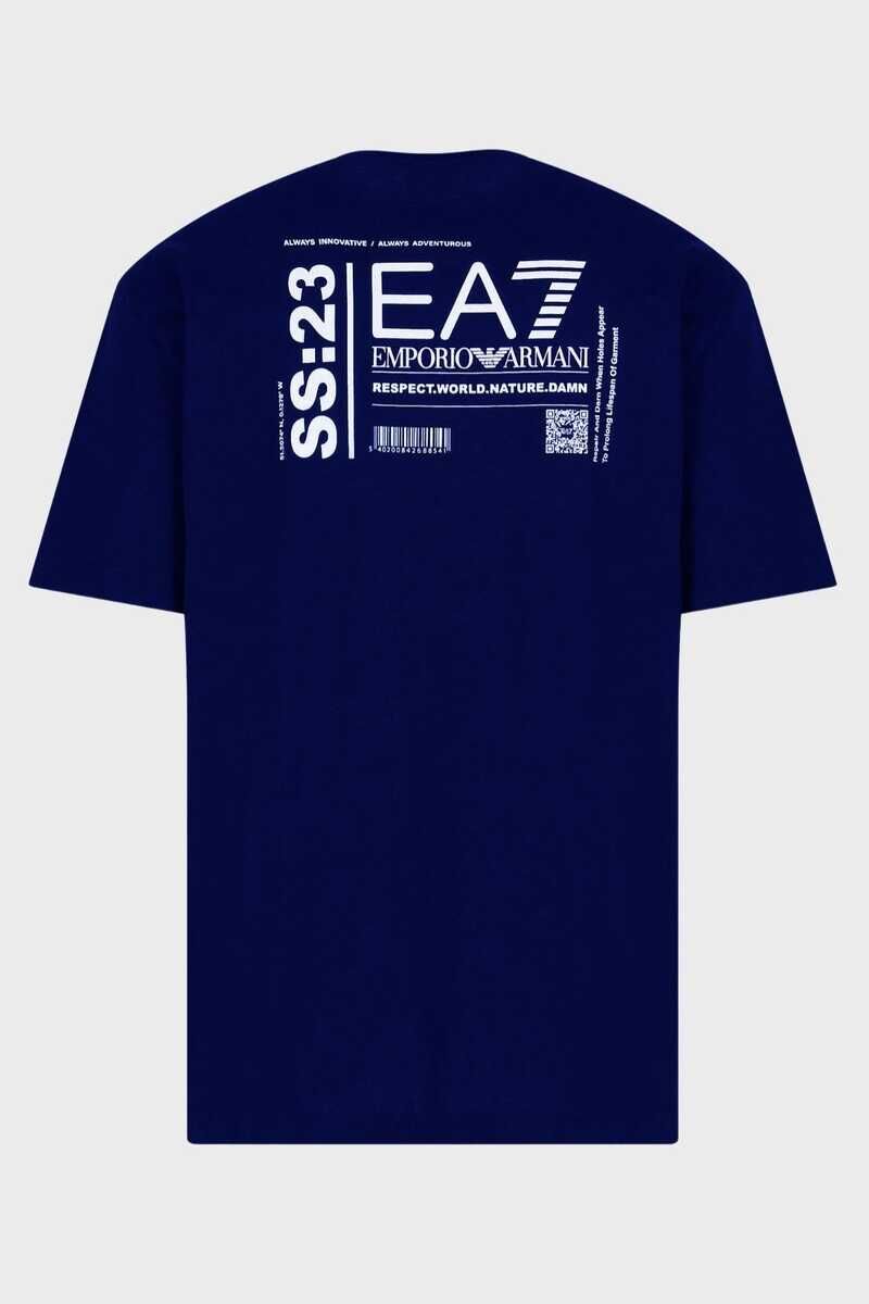 Emporio Armani Unisex Bisiklet Yaka T-Shirt - 2