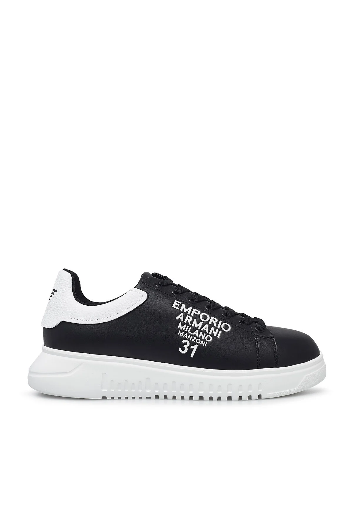 Emporio Armani Erkek Deri Sneaker - Thumbnail