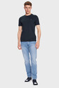 Emporio Armani Erkek Logolu Bisiklet Yaka T-Shirt - Thumbnail