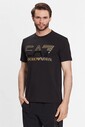 Emporio Armani Erkek Logolu Bisiklet Yaka T-Shirt - Thumbnail