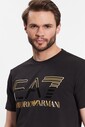 Emporio Armani Erkek Logolu Bisiklet Yaka T-Shirt - Thumbnail