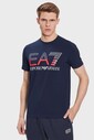Emporio Armani Erkek Logolu Bisiklet Yaka T-Shirt - Thumbnail