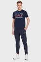 Emporio Armani Erkek Logolu Bisiklet Yaka T-Shirt - Thumbnail