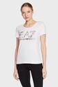 Emporio Armani Kadın Baskılı T-shirt - Thumbnail