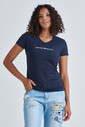 Emporio Armani Kadın Bisiklet Yaka T-Shirt - Thumbnail