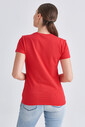 Emporio Armani Kadın Bisiklet Yaka T-Shirt - Thumbnail