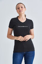 Emporio Armani Kadın Bisiklet Yaka T-Shirt - Thumbnail