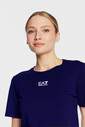 Emporio Armani Kadın Crop T-Shirt - Thumbnail