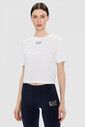 Emporio Armani Kadın Crop T-Shirt - Thumbnail