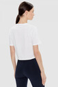 Emporio Armani Kadın Crop T-Shirt - Thumbnail