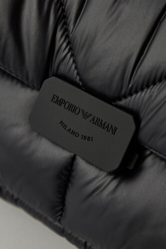 Emporio Armani Kapitone Desenli Ayarlanabilir Kol Çantası - 6