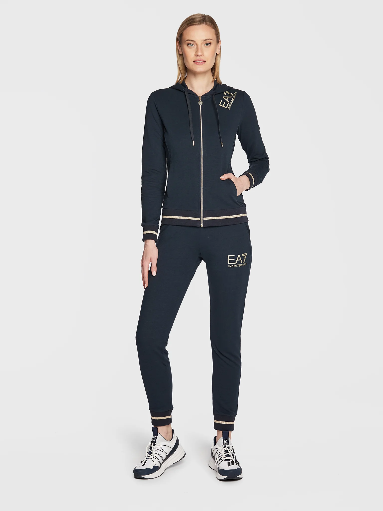 Emporio Armani Kapşonlu Kadın Eşofman Takımı - Thumbnail
