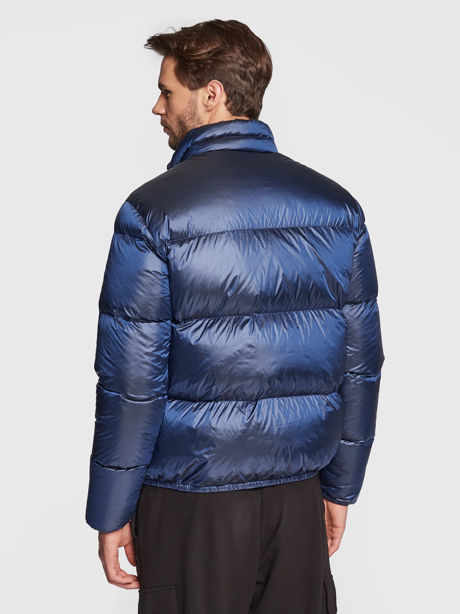 Emporio Armani Kaz Tüyü Erkek Şişme Mont - Thumbnail