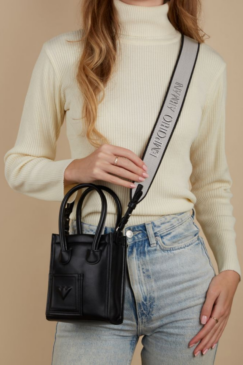 Emporio Armani Omuz Askılı Deri Çanta - 2