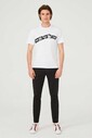 Erkek Bisiklet Yaka Logolu T-Shirt - Thumbnail