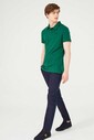 Erkek Slim Fit Polo Yaka T-Shirt - Thumbnail