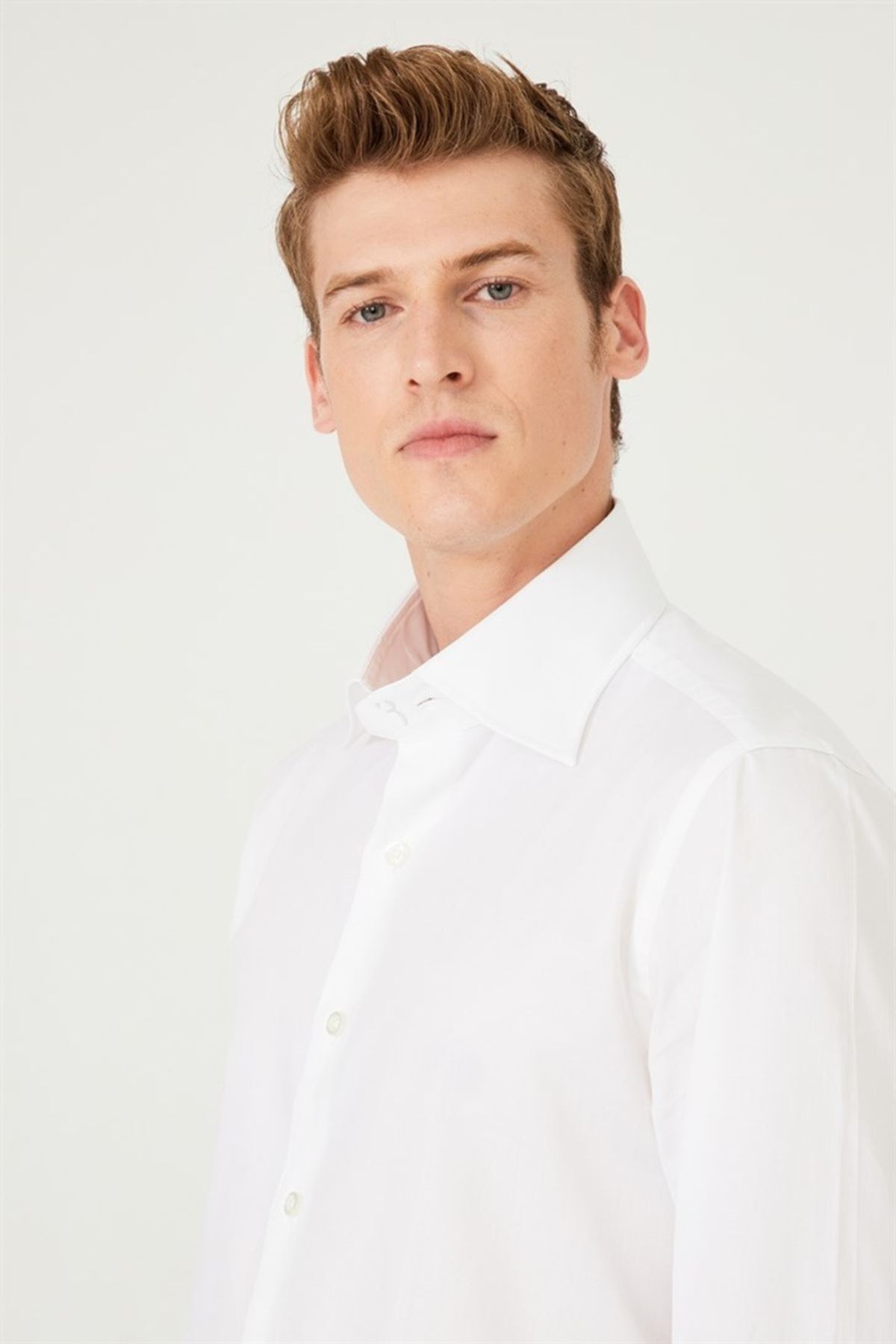 Erkek Slim Fit Uzun Kollu Gömlek - 11