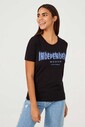 Frankie Morello Bisiklet Yaka Kadın T-Shirt - Thumbnail