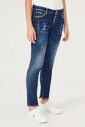 Geniş Paça Kadın Jeans - Thumbnail