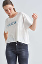 Guess Bisiklet Yaka Kadın T-Shirt - Thumbnail