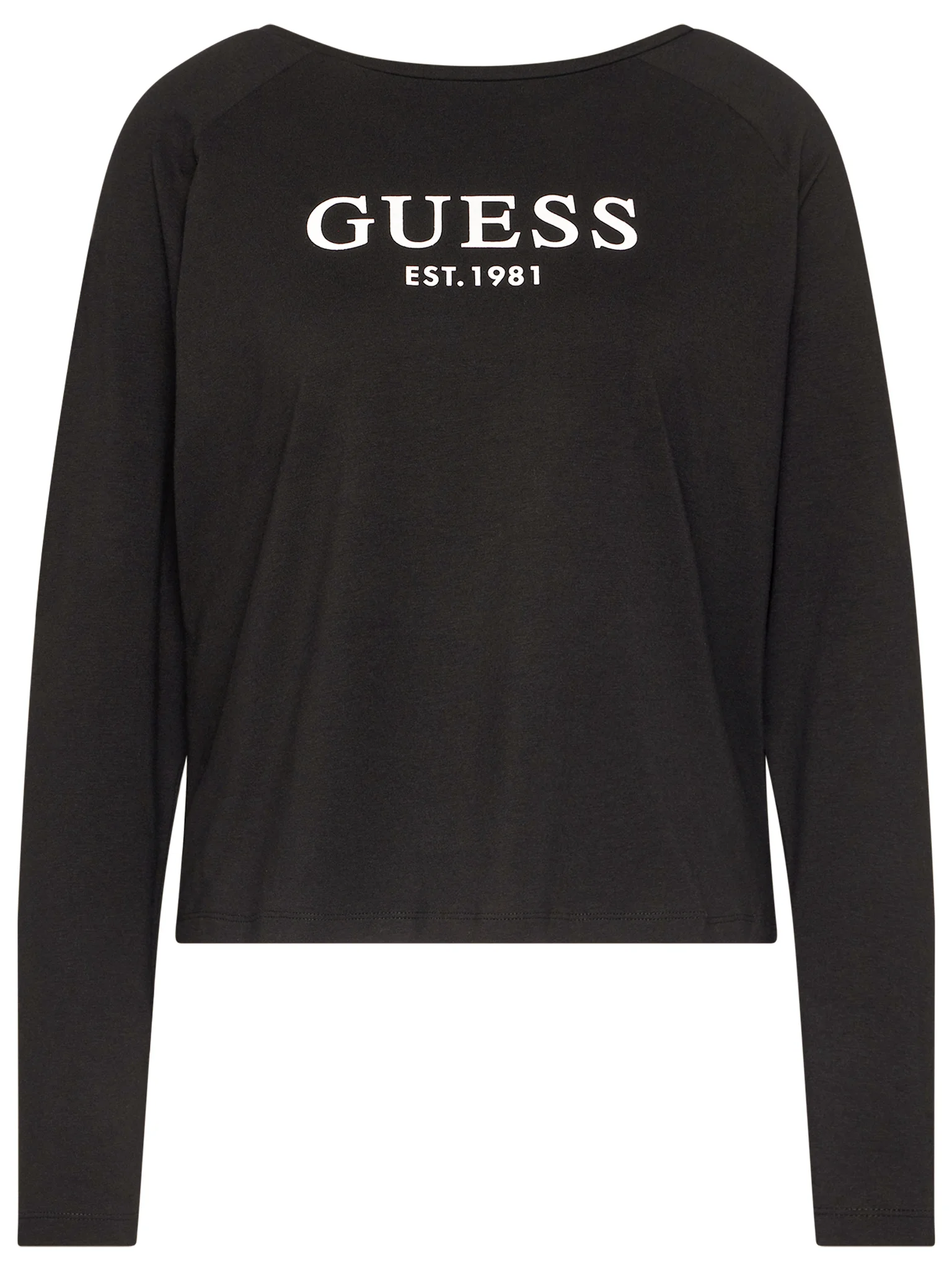 Guess Bisiklet Yaka Uzun Kollu Kadın T-Shirt - Thumbnail