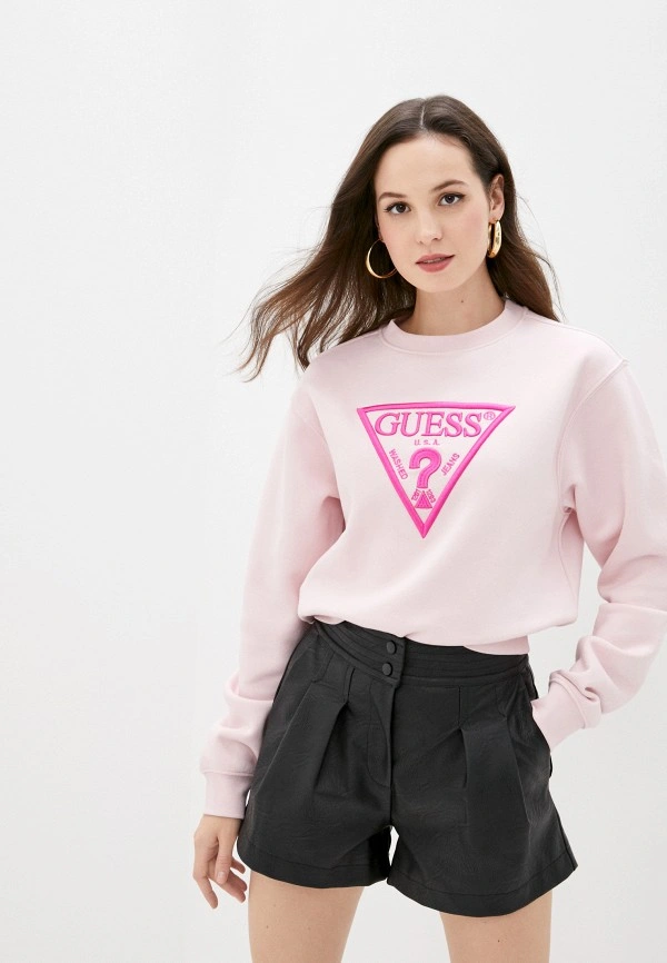 Guess Logolu Kadın Sweatshirt - Thumbnail