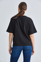 Guess Logolu Taşlı Kadın T-Shirt - Thumbnail