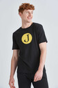 Jeckerson Erkek Logolu Bisiklet Yaka T-Shirt - Thumbnail
