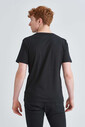 Jeckerson Erkek Logolu Bisiklet Yaka T-Shirt - Thumbnail