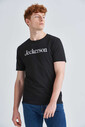 Jeckerson Erkek Yazılı Bisiklet Yaka T-Shirt - Thumbnail