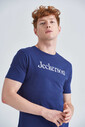 Jeckerson Erkek Yazılı Bisiklet Yaka T-Shirt - Thumbnail