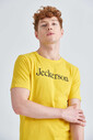 Jeckerson Erkek Yazılı Bisiklet Yaka T-Shirt - Thumbnail