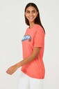 Kadın Bisiklet Yaka T-Shirt - Thumbnail