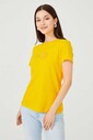 Kadın Bisiklet Yaka T-Shirt - Thumbnail