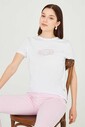 Kadın Bisiklet Yaka T-Shirt - Thumbnail
