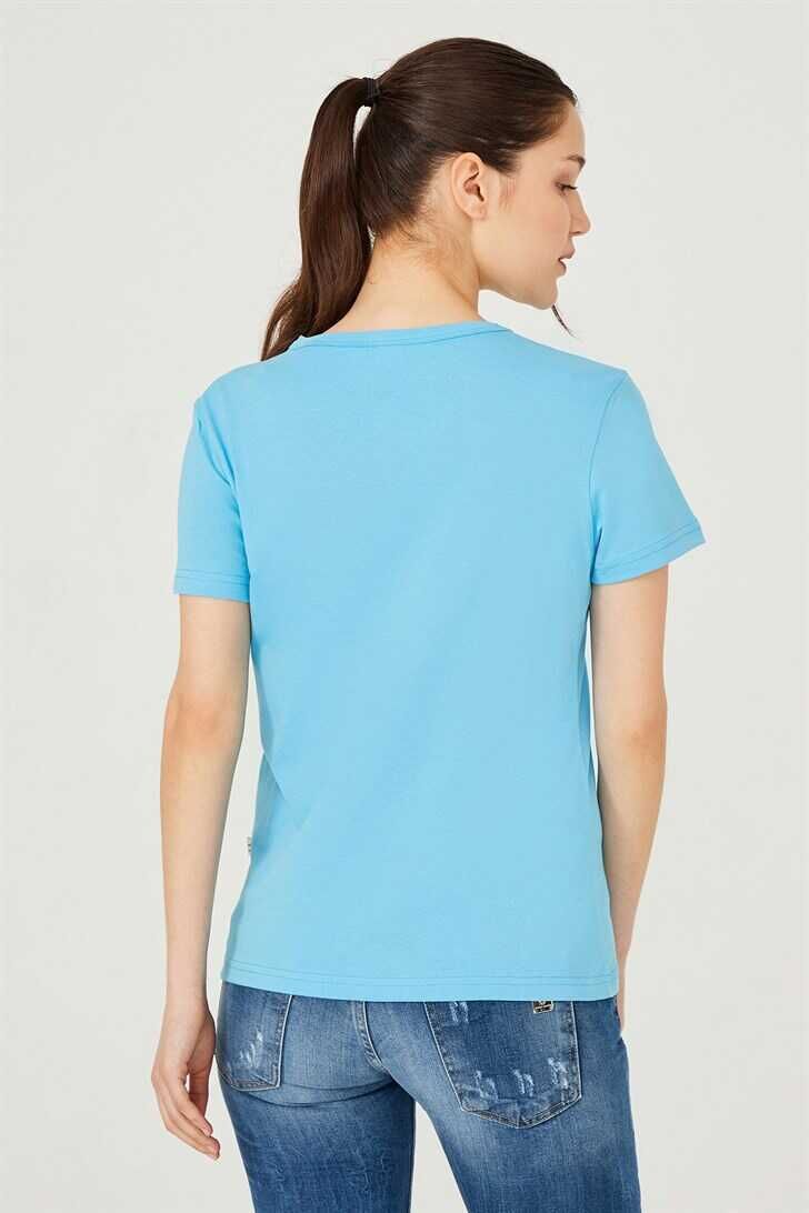 Kadın Bisiklet Yaka T-Shirt - 6