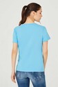 Kadın Bisiklet Yaka T-Shirt - Thumbnail