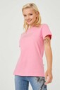 Kadın Bisiklet Yaka T-Shirt - Thumbnail
