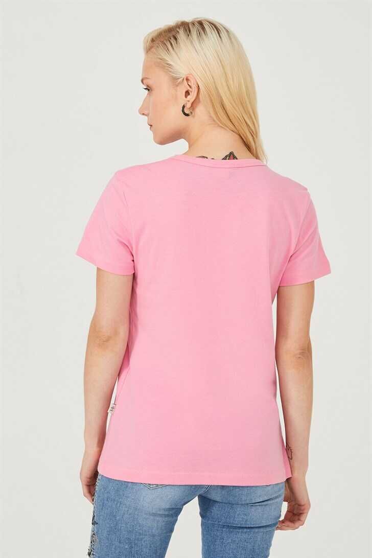 Kadın Bisiklet Yaka T-Shirt - 6