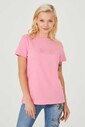 Kadın Bisiklet Yaka T-Shirt - Thumbnail