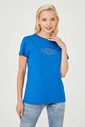 Kadın Bisiklet Yaka T-Shirt - Thumbnail