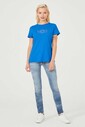 Kadın Bisiklet Yaka T-Shirt - Thumbnail