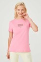 Kadın Bisklet Yaka T-Shirt - Thumbnail