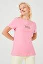 Kadın Bisklet Yaka T-Shirt - Thumbnail