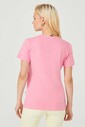 Kadın Bisklet Yaka T-Shirt - Thumbnail