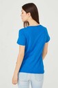 Kadın Bisklet Yaka T-Shirt - Thumbnail