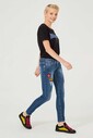 Kadın Dar Paça Jeans - Thumbnail